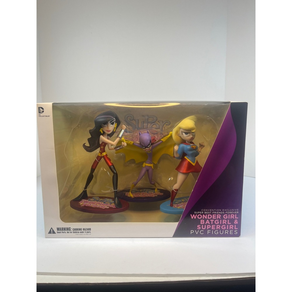 DC Collectibles‎ Super Best Friends Forever 3-Pack Figures Wonder Girl Batgirl